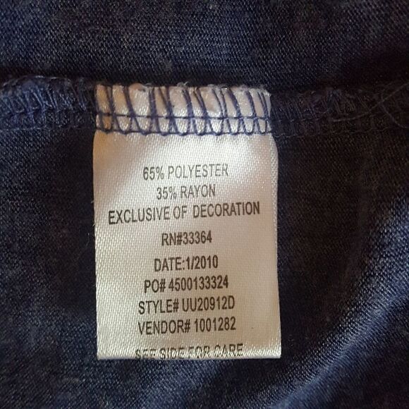 ENERGIE V Neck Silver Studded Top sz M - Picture 6 of 7